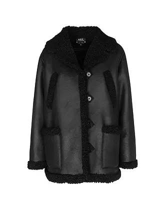 A.P.C. | Manteau court en similicuir CLARA | 
